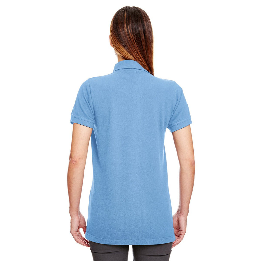 UltraClub Women's Cornflower Classic Pique Polo