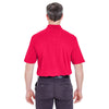 UltraClub Men's Red Classic Pique Polo with Pocket