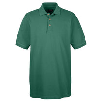 UltraClub Men's Forest Green Classic Pique Polo