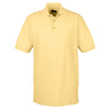 UltraClub Men's Yellow Classic Pique Polo