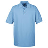 UltraClub Men's Cornflower Whisper Pique Polo