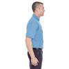 UltraClub Men's Cornflower Whisper Pique Polo
