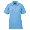 UltraClub Women's Cornflower Whisper Pique Polo