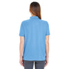 UltraClub Women's Cornflower Whisper Pique Polo