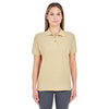 UltraClub Women's Putty Whisper Pique Polo