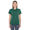 UltraClub Women's Forest Green Basic Pique Polo
