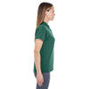 UltraClub Women's Forest Green Basic Pique Polo