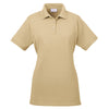 UltraClub Women's Khaki Basic Pique Polo