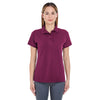 UltraClub Women's Maroon Basic Pique Polo