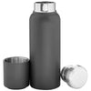 H2Go Matte Grey 16.9 oz Lodge Stainless Steel Bottle