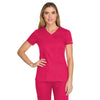 Dickies Women's Hot Pink EDS Signature V-Neck Top