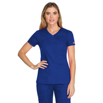 Dickies Women's Royal EDS Signature V-Neck Top