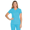 Dickies Women's Turquoise EDS Signature V-Neck Top