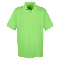 UltraClub Men's Light Green Cool & Dry 8 Star Elite Performance Interlock Polo