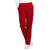 Dickies Women's Red EDS Signature Natural Rise Pull-On Pant