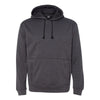 J. America Men's Onyx Fleck Cosmic Fleece Hooded Pullover Sweatshirt