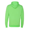 J. America Men's Neon Green Cloud Fleece Hooded Pullover Sweatshirt