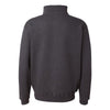 J. America Men's Charcoal Heather Heavyweight Quarter-Zip Fleece Sweatshirt