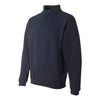 J. America Men's Navy Heavyweight Quarter-Zip Fleece Sweatshirt