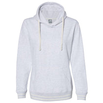 J. America Women's Ash Relay Hooded Pullover Sweatshirt