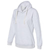 J. America Women's Ash Relay Hooded Pullover Sweatshirt