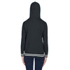 J. America Women's Black Relay Hooded Pullover Sweatshirt