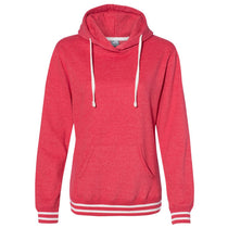 J. America Women's Red Relay Hooded Pullover Sweatshirt