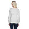 J. America Women's Ash Relay Crewneck Sweatshirt