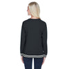 J. America Women's Black Relay Crewneck Sweatshirt