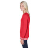 J. America Women's Red Relay Crewneck Sweatshirt