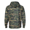 J. America Men's Digital Green Volt Polyester Hooded Pullover Sweatshirt