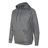 J. America Men's Graphite Volt Polyester Hooded Pullover Sweatshirt