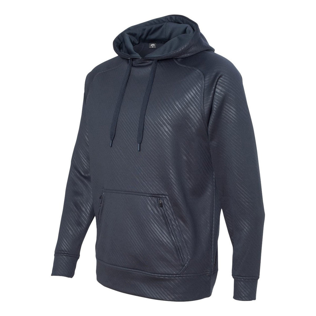 J. America Men's Navy Volt Polyester Hooded Pullover Sweatshirt
