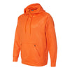 J. America Men's Orange Volt Polyester Hooded Pullover Sweatshirt