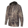 J. America Men's Outdoor Camo Volt Polyester Hooded Pullover Sweatshirt