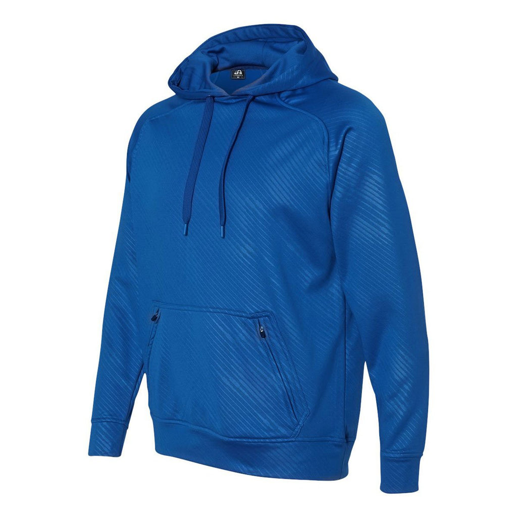 J. America Men's Royal Volt Polyester Hooded Pullover Sweatshirt