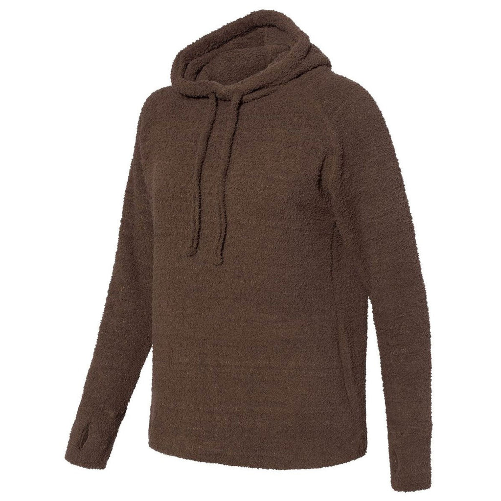 J. America Women's Bear Teddy Fleece Pullover with Scuba Hood