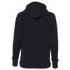 J. America Women's Black Teddy Fleece Pullover with Scuba Hood