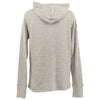 J. America Women's Smoke Heather Teddy Fleece Pullover with Scuba Hood