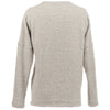 J. America Women's Smoke Heather Teddy Fleece Crewneck Pullover