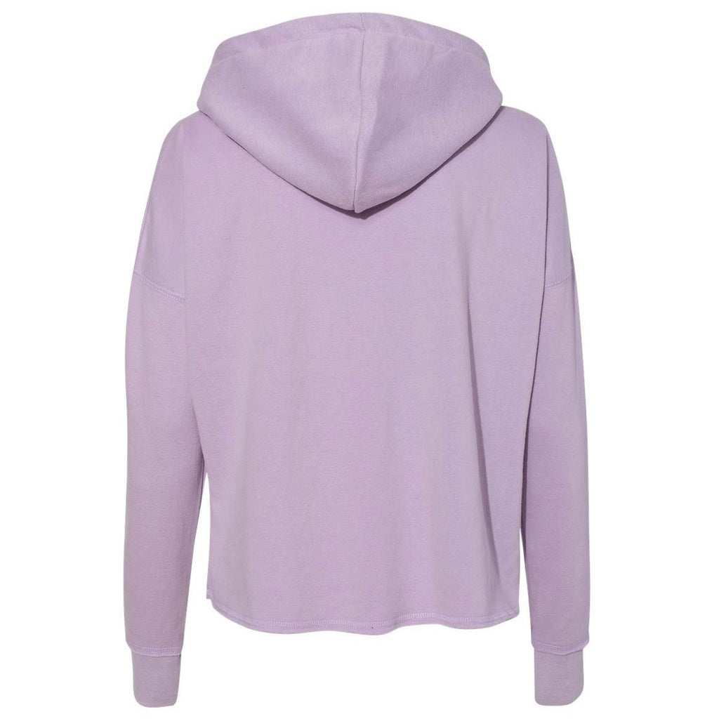 J. America Women's Wisteria Lounge Fleece Hi-Low Hooded Pullover