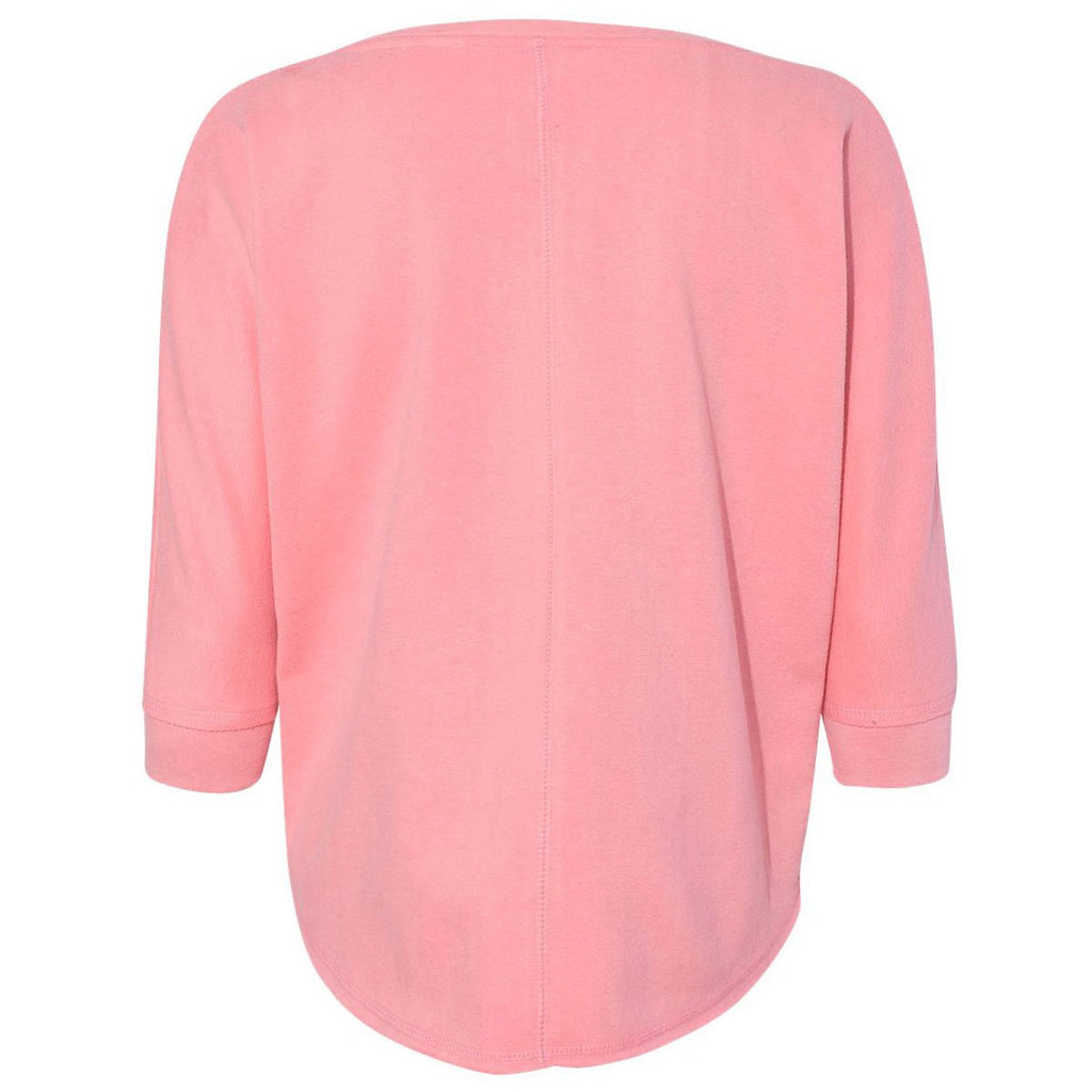 J. America Women's Blossom Lounge Fleece Dolman Crewneck Sweatshirt