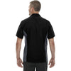 North End Men's Black Fuse Colorblock Twill Shirt