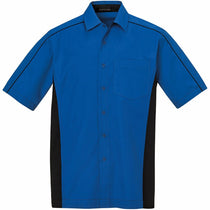 North End Men's True Royal Fuse Colorblock Twill Shirt