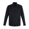 North End Men's Black Paramount Twill Checkered Shirt
