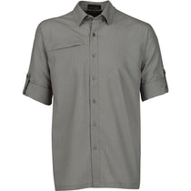 North End Men's Dark Oakmoss Excursion F.B.C. Textured Performance Shirt