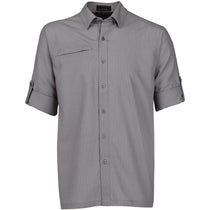 North End Men's Graphite Excursion F.B.C. Textured Performance Shirt
