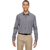 North End Men's Navy Excursion F.B.C. Textured Performance Shirt