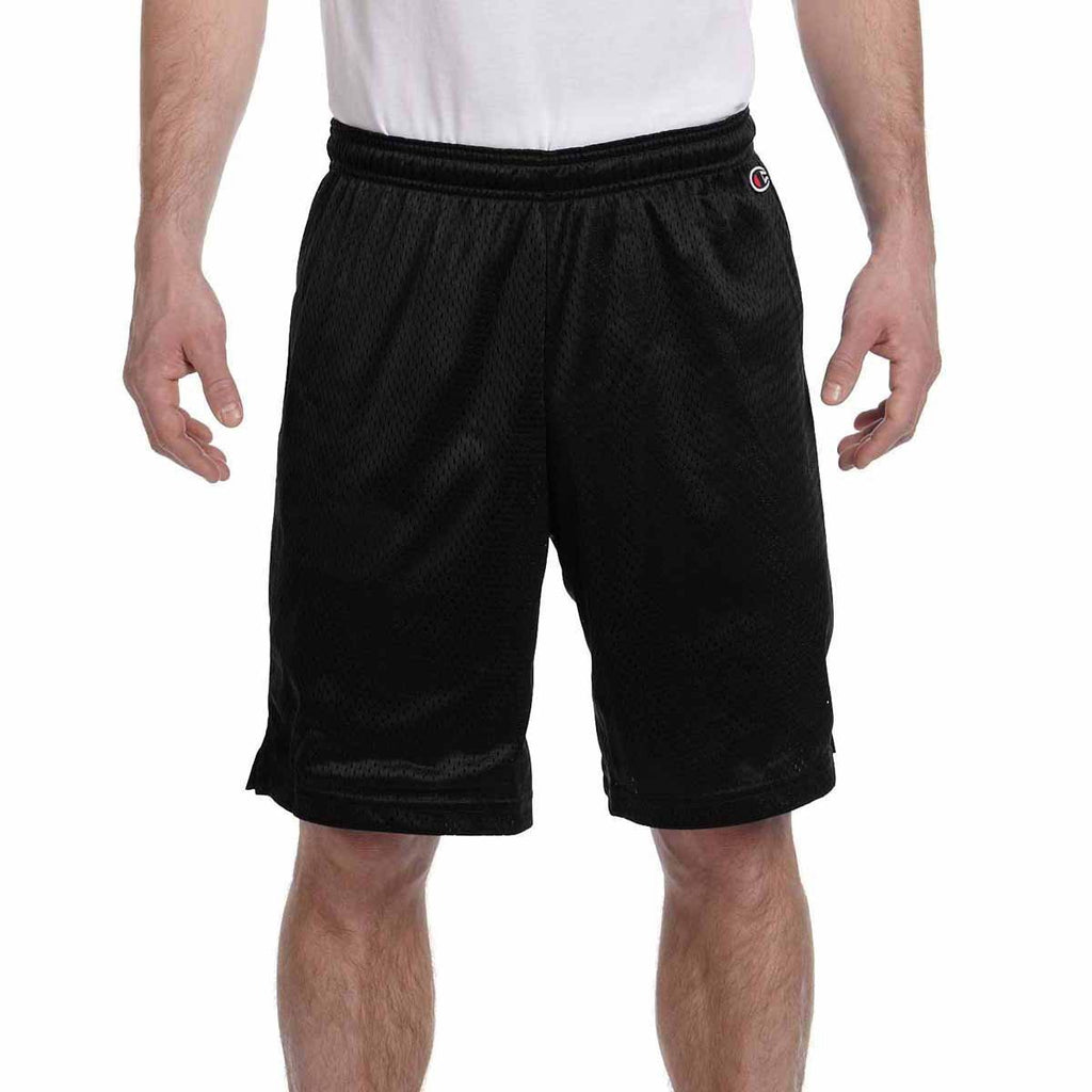 Champion Men's Black 3.7-Ounce Mesh Short