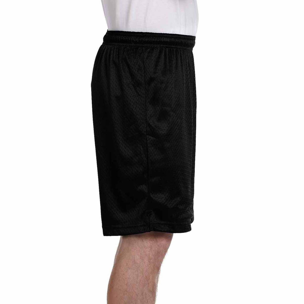 Champion Men's Black 3.7-Ounce Mesh Short